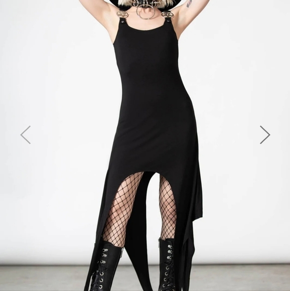 NWT Killstar Nocturna Hanky Dress - Picture 2 of 6